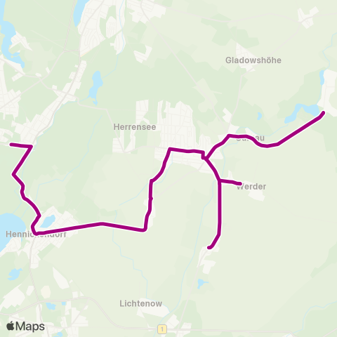 mobus Märkisch-Oderland Bus Wendeschleife ↔︎ Bhf map