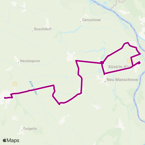 mobus Märkisch-Oderland Bus  map