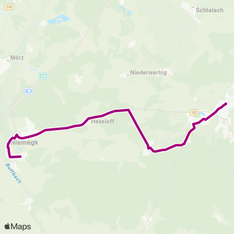 regiobus Potsdam Mittelmark Markt ↔︎ Schule map