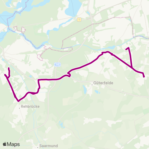 regiobus Potsdam Mittelmark  map