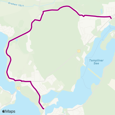 regiobus Potsdam Mittelmark Wildpark-West ↔︎ Charlottenhof Bhf map