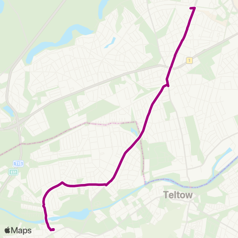 regiobus Potsdam Mittelmark Zehlendorf Eiche ↔︎ Stahnsdorf Waldschänke map