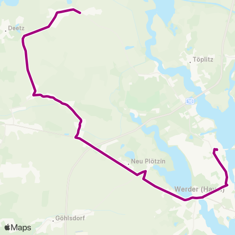 regiobus Potsdam Mittelmark  map