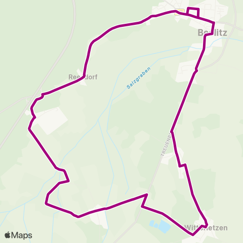 regiobus Potsdam Mittelmark  map