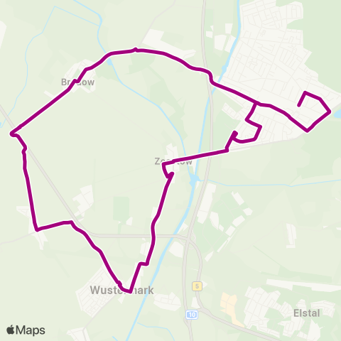 Havelbus Verkehrsgesellschaft Bhf ↔︎ Bhf map