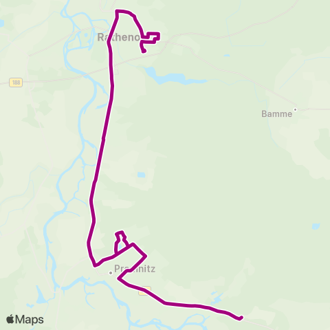 Havelbus Verkehrsgesellschaft Oberschule ↔︎ Bhf map