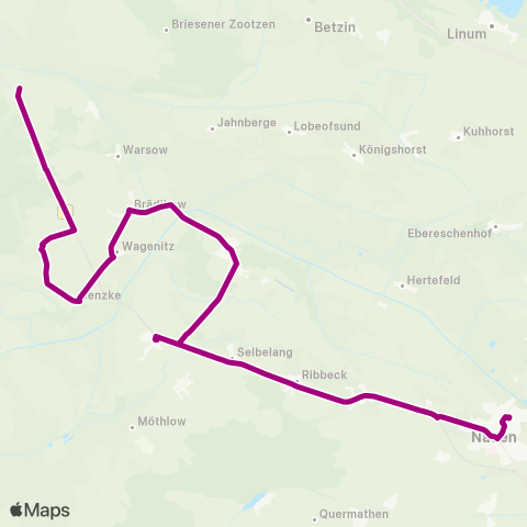 Havelbus Verkehrsgesellschaft Markt ↔︎ Bhf map