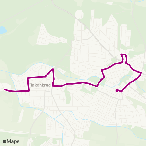 Havelbus Verkehrsgesellschaft Finkenkrug West ↔︎ Bhf map