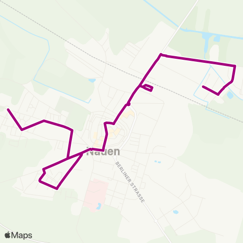 Havelbus Verkehrsgesellschaft Luchcenter ↔︎ Ulmenweg map