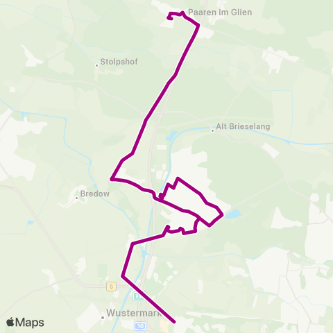 Havelbus Verkehrsgesellschaft Bhf ↔︎ Bhf map