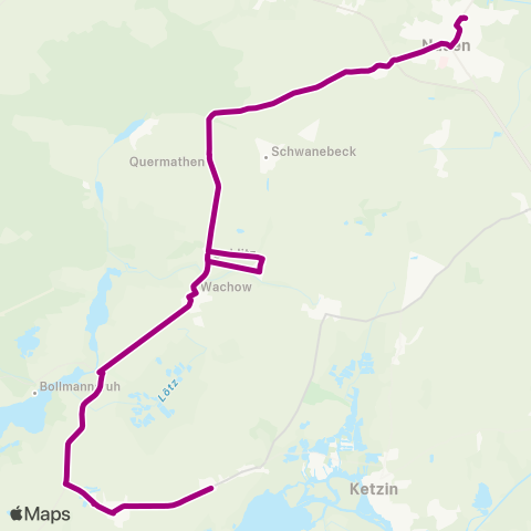 Havelbus Verkehrsgesellschaft Kirche ↔︎ Bhf map