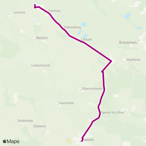 ORP Ostprignitz-Ruppiner Personennahverkehrsgesellschaft Zentrum ↔︎ Grundschule map