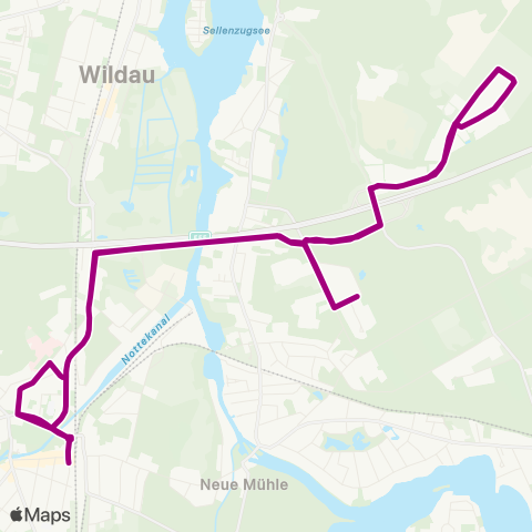 Regionale Verkehrsgesellschaft Dahme-Spreewald  map