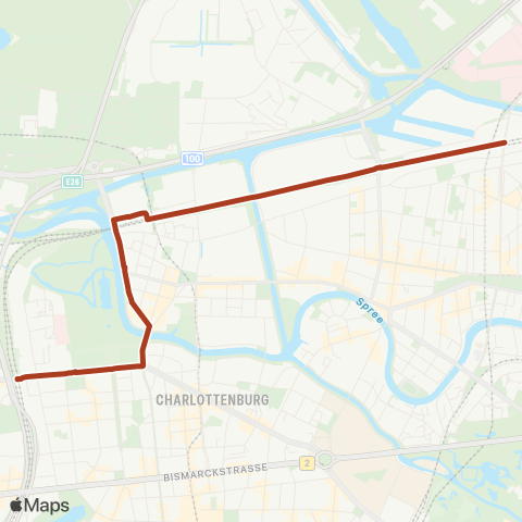 S-Bahn Berlin  map