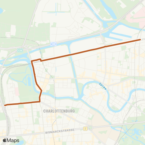 S-Bahn Berlin  map