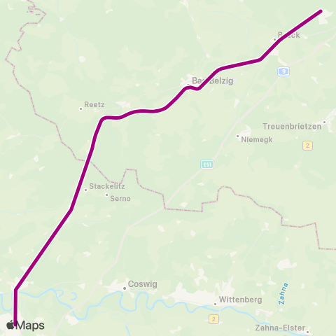 DB Regio Bhf ↔︎ Bhf map