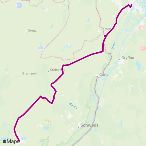 DB Regio  map