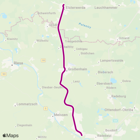 DB Regio Bhf ↔︎ Bhf map