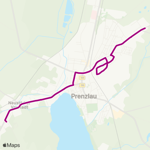 Uckermärkische Verkehrsgesellschaft O S T ↔︎ Berliner Straße map