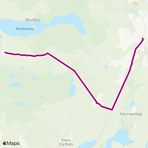 Uckermärkische Verkehrsgesellschaft Welterbebus ↔︎ Bhf map