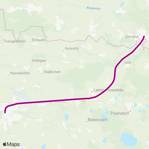 DB Regio  map