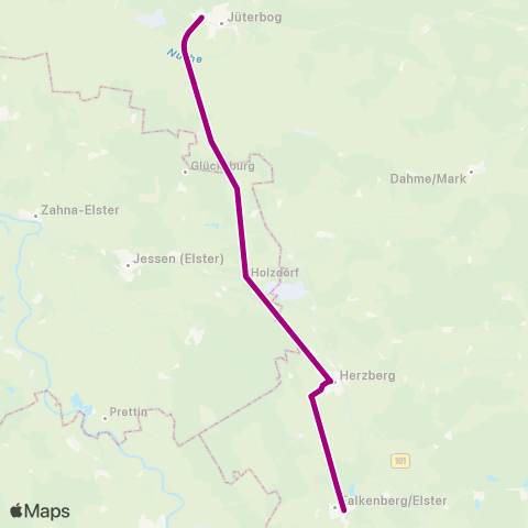 DB Regio Bhf ↔︎ S Spandau Bhf (Berlin) map