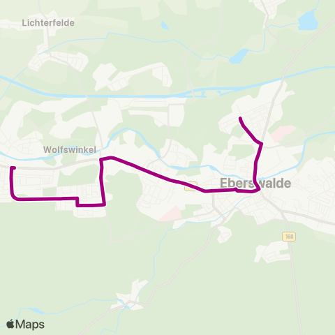 Barnimer Busgesellschaft Kleiner Stern ↔︎ Nordend map