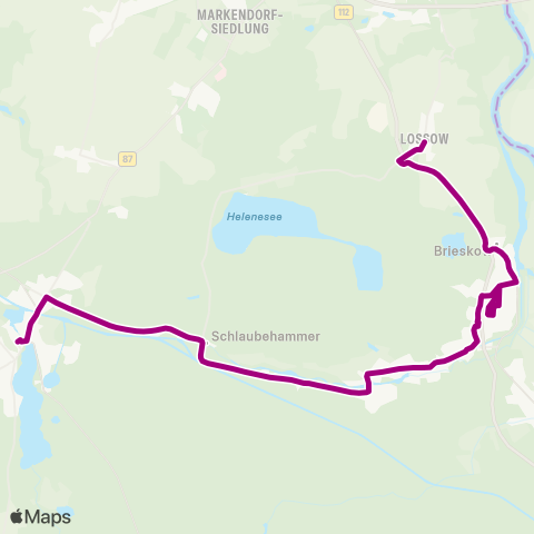 Busverkehr Oder-Spree Amtsverwaltung ↔︎ Markt map