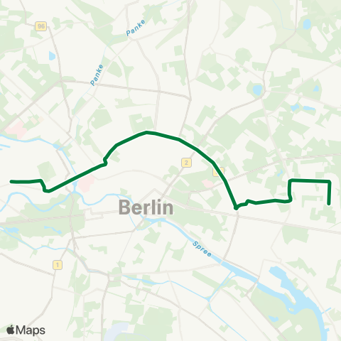 BVG S+U Warschauer Str. ↔︎ U Turmstr. map