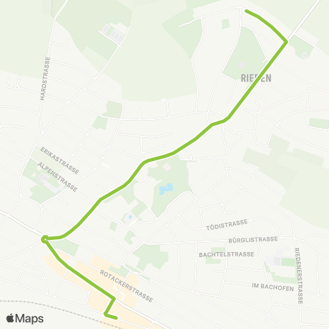 VBG - Verkehrsbetriebe Glattal Wallisellen, Bahnhof - Wallisellen, Schäfligraben map