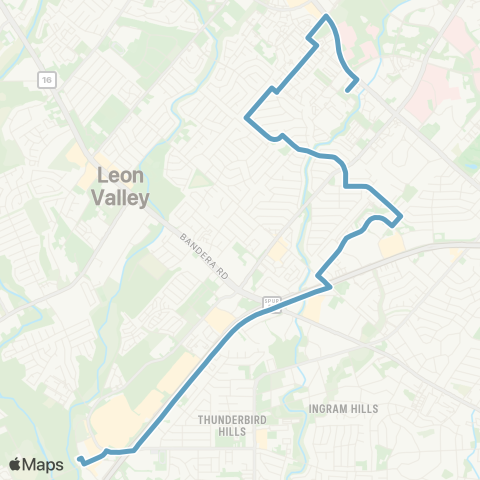 VIA Metropolitan Transit Medical Center / Ingram map