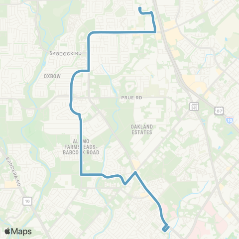 VIA Metropolitan Transit Medical Center / University Heights map