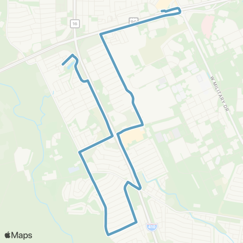 VIA Metropolitan Transit Valley-Hi / Kel-Lac map