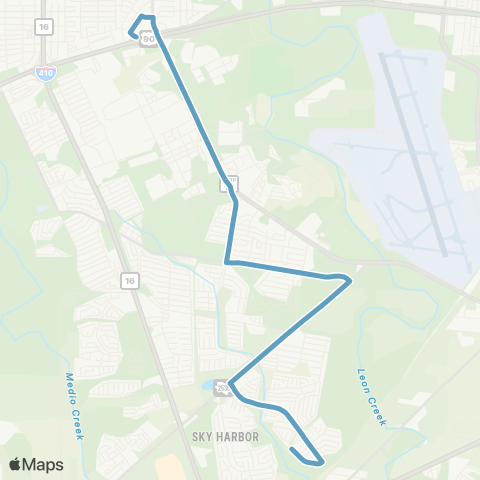 VIA Metropolitan Transit Hidden Cove / Kel-Lac map