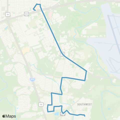 VIA Metropolitan Transit Kel-Lac / Indian Creek map