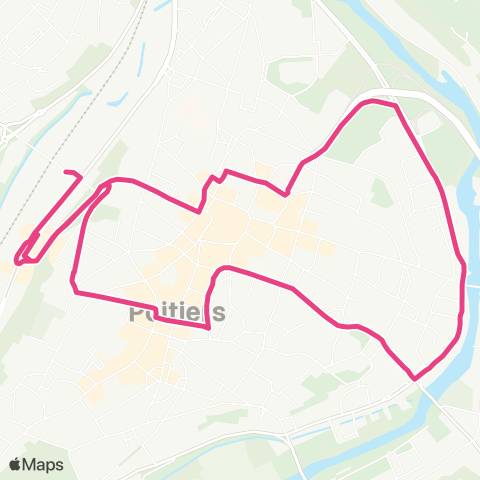 Vitalis La Boucle du Centre-Ville map