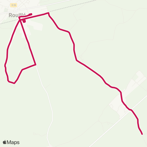 Vitalis Primaire 11 Rouillé Circuit 5 map