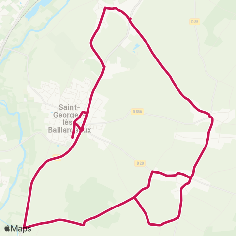 Vitalis Primaire 12 St Georges Les B. map