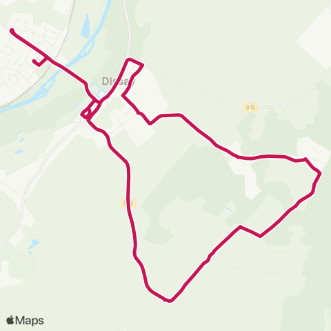 Vitalis Primaire 14 Dissay circuit 2 map