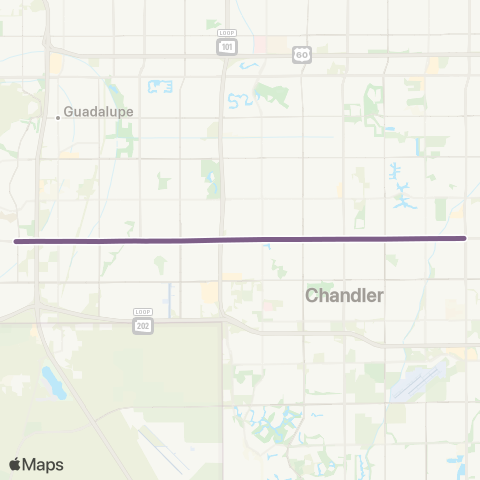 Valley Metro Ray Rd map