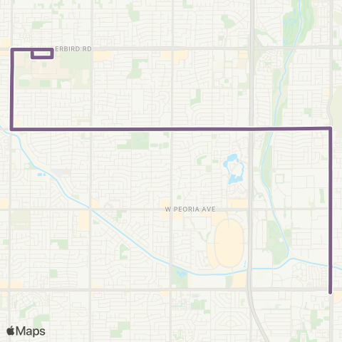 Valley Metro Cactus Rd map