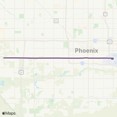 Valley Metro Buckeye Rd map