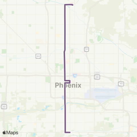 Valley Metro 7th Ave map