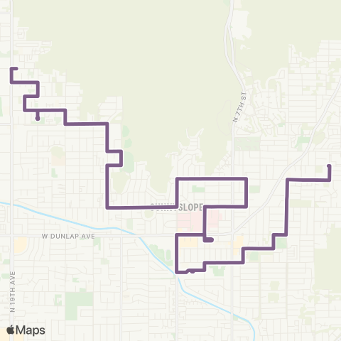 Valley Metro SMART Circulator map