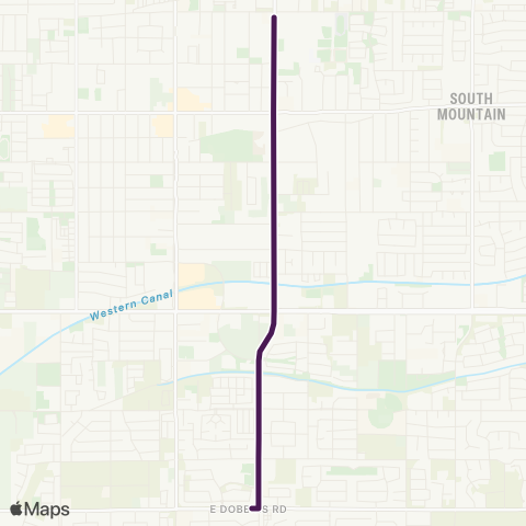 Valley Metro 7th St map