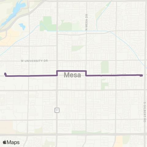 Valley Metro Valley Metro Rail Shuttle map