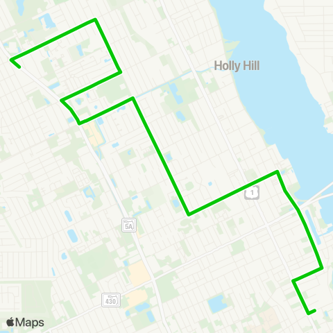 Votran Center St. map