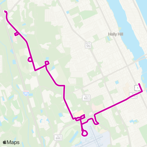 Votran Intl Speedway map