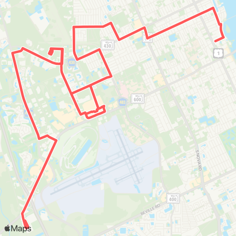 Votran Mason Ave. map