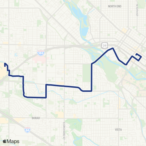 ValleyRide Franklin map